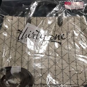 Window Shopper Purse Thirty One New in Bag Moroccan Tile Weave